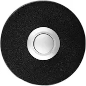 Ivana Economy Beldrukker Rond Ø51mm Aluminium Zwart
