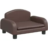 vidaXL Hondenmand 50x40x30 cm kunstleer bruin