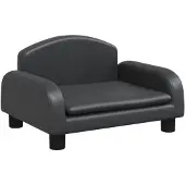 vidaXL Hondenmand 50x40x30 cm kunstleer zwart