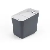 Curver Ready to Collect Prullenbak - 20 liter - Donkergrijs/Lichtgrijs