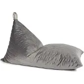 Nobodinoz Zitzak Nobodinoz Essaouira Velvet Slate Grey (115 x 77 x 77 cm)