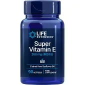 Life Extension Super Vitamin E 400 UI (90 Softgels) - vitamines, vitamine-e - vitamine-e