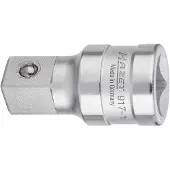 Hazet Verlengstuk 917-1 · 1/2 inch (12,5 mm) vierkant hol · 1/2 inch (12,5 mm) vierkant massief · Lengte: 45 mm