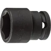 Hazet Krachtdopsleutel 880S-18 · 3/8 inch (10 mm) vierkant hol · Buiten-zeskant-tractieprofiel · SW 18 mm