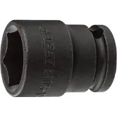 Hazet Krachtdopsleutel 880S-17 · 3/8 inch (10 mm) vierkant hol · Buiten-zeskant-tractieprofiel · SW 17 mm
