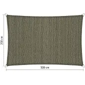 Shadow Comfort Rechthoek schaduwdoek 2,00x3,00 m Desert Storm