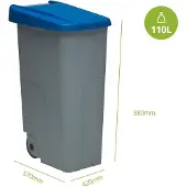 Denox 23450.415 110l Container Met Wielen