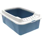 Rotho Cat Litter Box Rotho My Pet Bonnie Eco 56 x 17 x 40 cm Blue/White