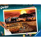 Ravensburger CreArt - Savannah Landscapes schilderen op nummer