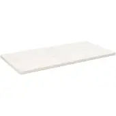 vidaXL Tafelblad rechthoekig 100x50x2,5 cm massief grenenhout wit