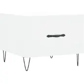 vidaXL Salontafel 50x50x40 cm bewerkt hout wit