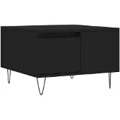 vidaXL Salontafel 55x55x36,5 cm bewerkt hout zwart