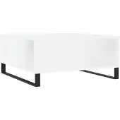 vidaXL Salontafel 80x80x36,5 cm bewerkt hout wit