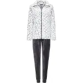 Rebelle dames huispak fleece - maat 46 - Panter - grijs