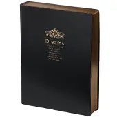 Kalpa D6030 Dreams A4 vintage lederen dagboek Extra vinkje goud trim