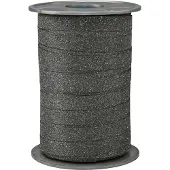 Pattberg Krullint Glitter Zwart – Cadeaulint - 10mm