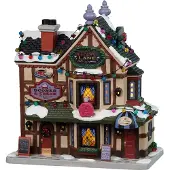 Lemax Penny Lane Shoppes battery operated Led Kerst