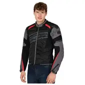 Rekurv C-11.02 Textieljas Textieljack Zwart/Grijs/Rood 102 Mannen
