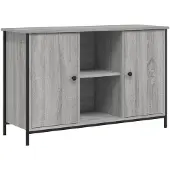 vidaXL Tv-meubel 100x35x65 cm bewerkt hout grijs sonoma eikenkleurig