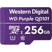 Western Digital Geheugenkaart - WD - Paars - 256Go - microSDXC - Klasse 10 - 2 jaar garantie