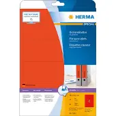 Herma Ordneretiketten, A4, 192 x 61 mm, rood, permanent hechtend