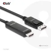Club 3D DisplayPort 1.4 naar HDMI 4K120Hz of 8K60Hz HDR10 Kabel M/M 3m/9.84ft