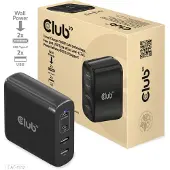 Club 3D CAC-1912EU Club3D Ladegerät 2xUSB Typ C, 2xUSB Typ A, PD 100W, GaN retail