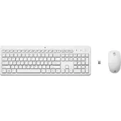 HP 230 Clavier et Souris Sans Fil Blanc QWERTY