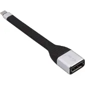ITEC i-tec C31FLATDP60HZ, 0,11 meter, USB Type-C, DisplayPort, mannelijk, vrouwelijk, 3840 x 2160 pixels