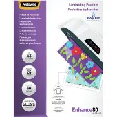 Fellowes ImageLast Lamineerhoezen A3 Glanzend 80 micron Transparant Pak van 25