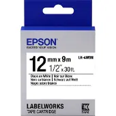 Epson Lk-4wbn Lintlabels 12x9 Mm