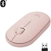 Logitech Pebble M350 Draadloze muis - Roze