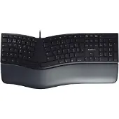 Cherry Ergonomisch Toetsenbord - - KC 4500 ERGO - AZERTY - Bedraad - Geheugenfoam Polssteun