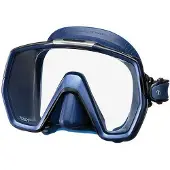 Tusa Freedom HD M1001QID – Premium snorkelmasker & duikbril van hypoallergeen siliconen met breed panoramisch zicht en één venster – Zwart/Intens Blauw – M1001QID ID
