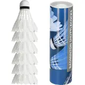 Springos Badminton Shuttles - 6 Stuks - Professioneel - Wit