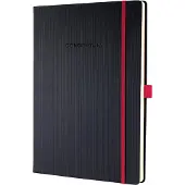 Sigel notitieboek - Conceptum RED Edition - A4 - zwart - hardcover - lijn - 194 pagina's - 80 grams papier - SI-CO661
