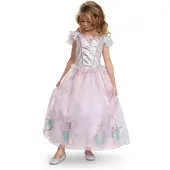 Disguise DISNEY Prinses - MULTI-Prinses, Disney Prinses Multi-Prinses jurk Deluxe, Maat S (5 - 6 jaar), Meisjes