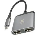 Xtorm USB-C Hub 2x HDMI - Grijs