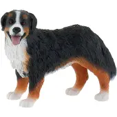 BULLYLAND 65449 – Speelfiguur en verzamelfiguur Berner Sennenhond Bianca – ca. 5,5 cm – levensecht en detailrijk vormgegeven – ideaal als taartfiguur en klein cadeautje voor kinderen vanaf 3 jaar.