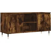 vidaXL Tv-meubel 104x35x50 cm bewerkt hout gerookt eikenkleurig