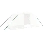 vidaXL Tuinkas met stalen frame 8 m² 4x2x2 m
