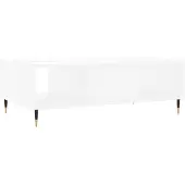 vidaXL Salontafel 104x60x35 cm bewerkt hout wit