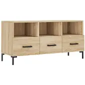 vidaXL Tv-meubel 102x36x50 cm bewerkt hout sonoma eikenkleurig