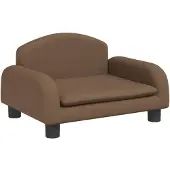 vidaXL Hondenmand 50x40x30 cm stof bruin