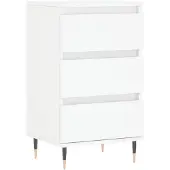 vidaXL Dressoir, wit, 40x35x70 cm, houtvezel