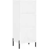 vidaXL Dressoir 34,5x32,5x90 cm bewerkt hout wit
