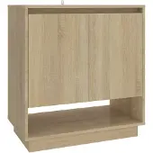 vidaXL Dressoir 70x41x75 cm bewerkt hout sonoma eikenkleurig