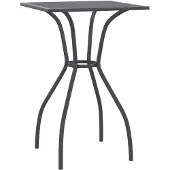 vidaXL Tuintafel 50x50x72 cm staalgaas antracietkleurig