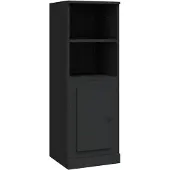 vidaXL Hoge kast 36x35,5x103,5 cm bewerkt hout zwart