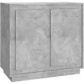 vidaXL Dressoir 80x34x75 cm bewerkt hout betongrijs